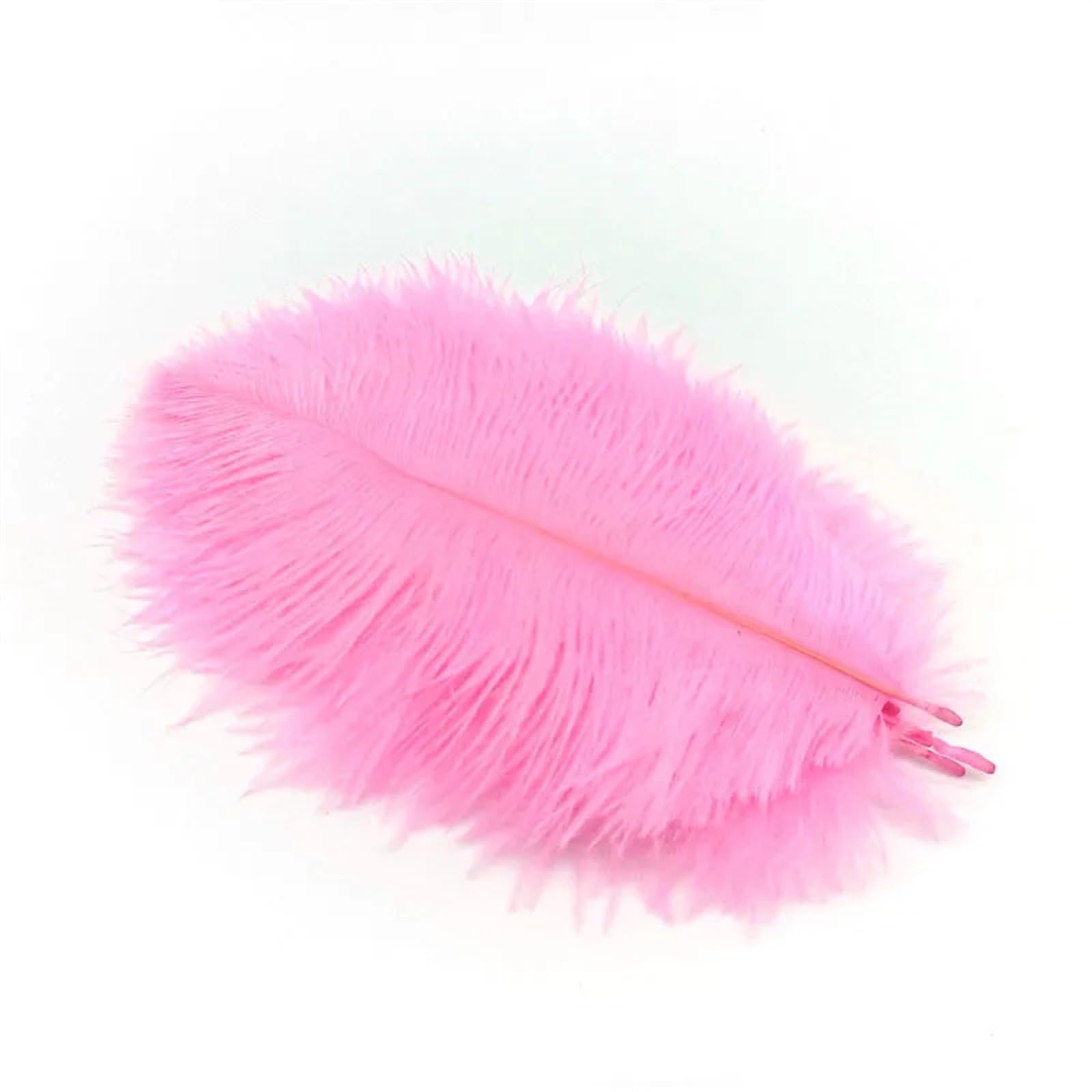 Ostrich Feathers 10Pcs Ostrich Feathers for Jewelry Making Plume DIY Dream Catcher Decorations Vase Needlework Craft Supplies Wedding Accessories(Pink Feathers)