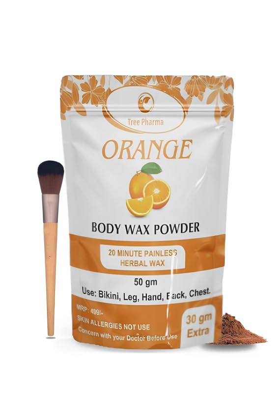 EVACHEMIST Women & Girl Full Body Wax Powder- 10 Minutes Herbal Orange Hair Removal Wax Powder Easy to use at Home, No Chemicals - No Irritation, No Skin Rashes (80g) (B0DH4WRBRD) Amazon Price History, Amazon Price Tracker