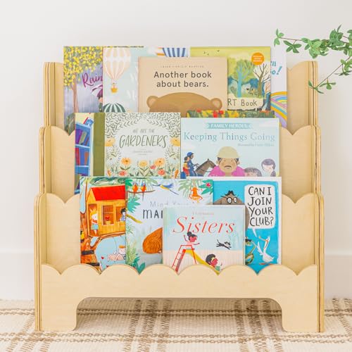 Fable Twig Kinder-Bücherregal aus Holz, 3-stöckig