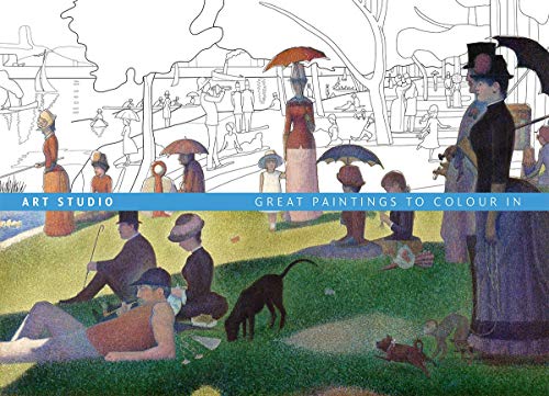 Télécharger Art studio great paintings to colour in Francais PDF