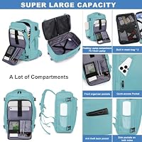 WENIG für Ryanair Handgepäck 40x20x25 Rucksack 20L Kabinentasche mit USB Ladeanschluss für Damen und Herren – Ansicht 3