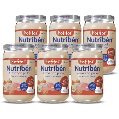 Nutribén Potitos De Pollo con Arroz Desde Los 6 Meses