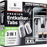 CLENESSO Entkalkungstabletten für Kaffeevollautomaten