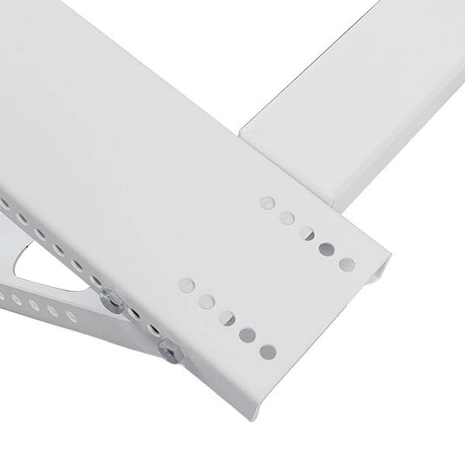 Cocoarm Soporte Universal para Aire Acondicionado, Soporte de Ventana de CA de Acero Inoxidable, Ajustable de 24 a 38 Pulgadas, Capacidad de 220 Libras, Montaje en Pared sin Taladro para Exteriores de