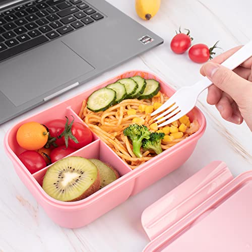 Bento Box For Kids, Bpa-Free Single Layer Lunch Box Can Be Microwaveable Heating Compartment Large Capacity Lunch Box (Green) #TOP6