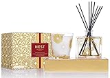 NEST Fragrances Classic Candle & Reed Diffuser Set- Birchwood Pine