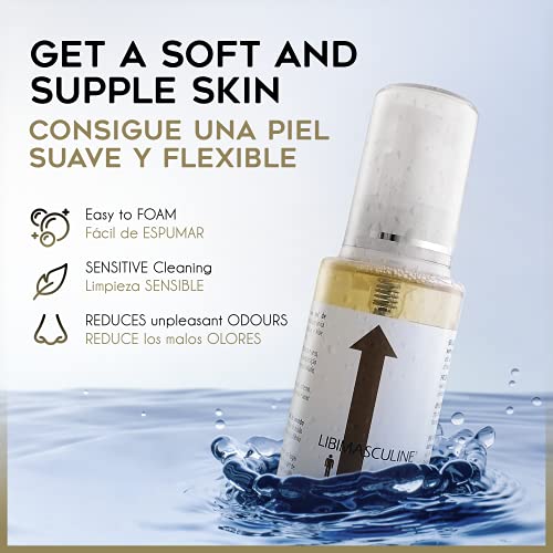 Gel de Higiene Intima Hombre con PH 4.0 – Acido Láctico + Aloe Vera + Lactobacillus + Aceites Esenciales – Suaviza hidrata y calma la piel de la zona intima del hombre – 200 ml - imagen 6