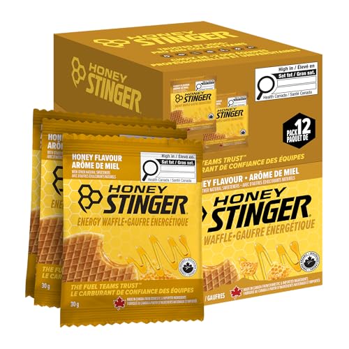 Image of HONEY STINGER Organic Honey Waffles 12 Count, 1.06 OZ | sports-nutrition-endurance-and-energy-bars