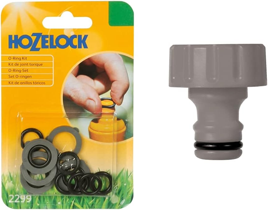 Hozelock 2299P9000 Spares Kit & 2169P9000 Inlet Adaptor for Reels and Carts, Multi-Colour