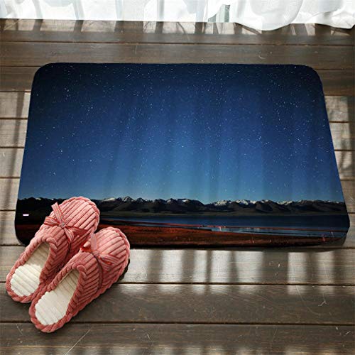 Preisvergleich Produktbild Baisheng Fußabtreter Eingang außen & innen Rutschfeste saugfähige und waschbare Matte beständig, einfache wartung (Sternenhimmel sky1 der bunten Galaxie-Sternenhimmel sky1 der bunten Galaxie)