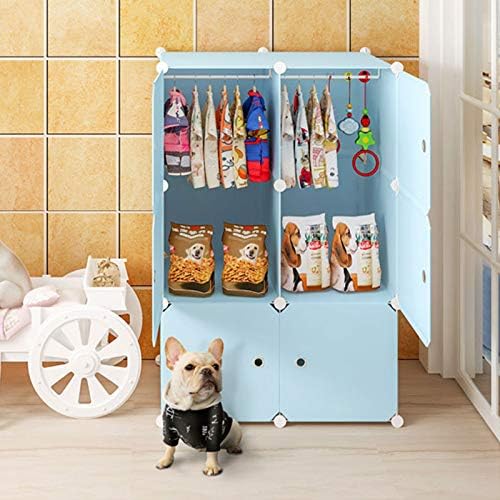 Amazon Umora ペットタンス ペット用クローゼット ペット服収納 衣類整理 お菓子収納 おもちゃ収納 犬 猫用 ピンク ハンガーラック オンライン通販