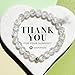 Joyfulmuze Clear Quartz Crystal Bracelet, Chakra Healing Energy Balancing, Simple Natural White Stone, Handmade Jewelry Gift for Women, 6.5-7” wrist (Burst - Clear Crystal)