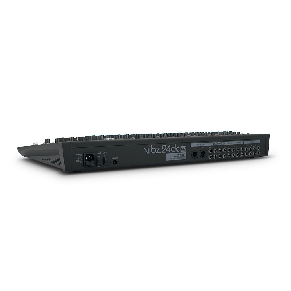 LD Systems VIBZ 24 DC - 24-Kanal Mischpult mit DFX und Kompressor, schwarz