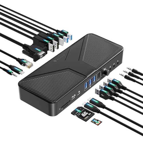 Amazon.co.jp: USB C ドッキングステーション 【超強い 20 in 1