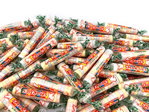X-Treme Smarties Sour Candy Rolls Vegan-Friendly, Gluten-Free Hard Candy Bulk, 2 Pound Bag #TOP3