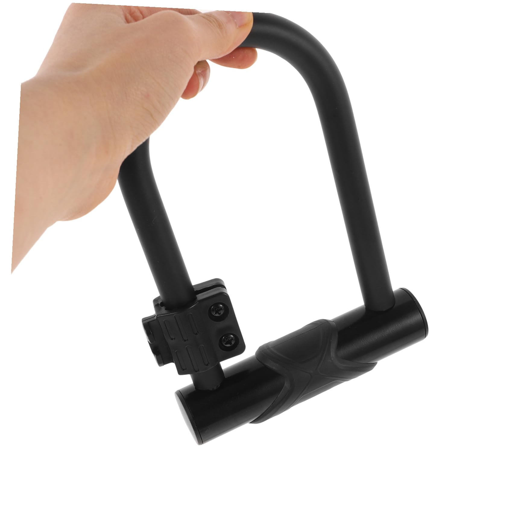 Antivol Vélo en U avec Câble Acier, Serrure à Clé Noire | Acier et Pvc, Format Voyage, Usage Cyclisme Extérieur, Système de Verrouillage Double, Protection du Cadre