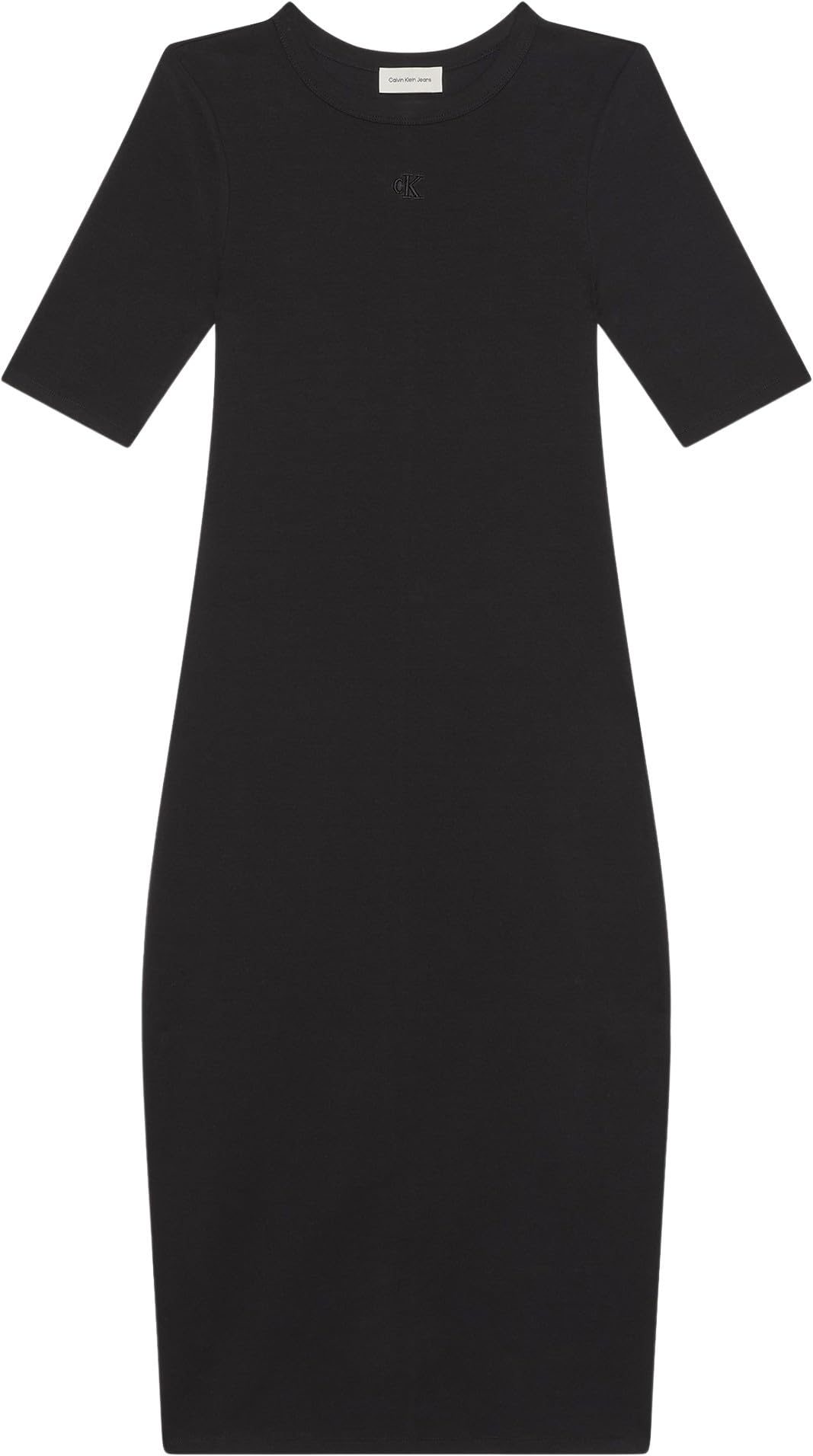Calvin Klein HS 1x1 Refined Cotton Rib Midi D Lv047d217g Vestiti Donna