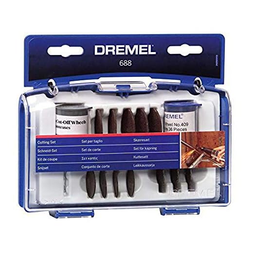 Dremel 688 - Juego de Accesorios de Corte para Herramientas Rotatorias, Incluye 68 Accesorios