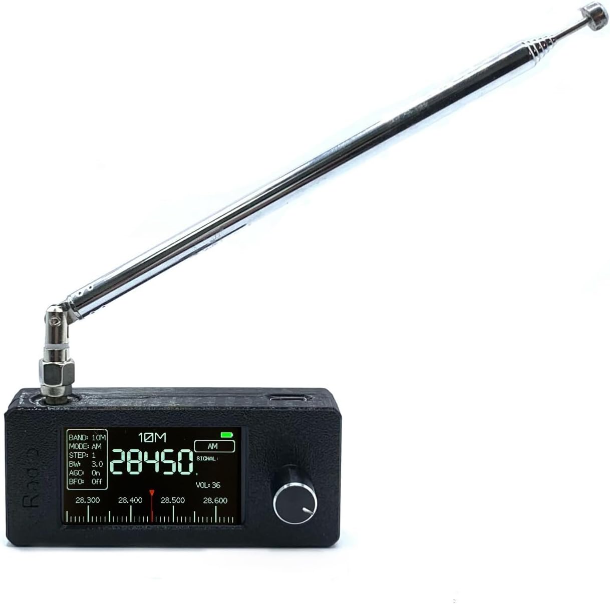Si4732 for MINI Radio,Shortwave R-adio Receiver,Pocke-t Ra-dio Esp32-s3,Si4732 Po-cket Rad-io Recei-ver,Rad-io Master Poc-ket(Black-Pull Rod)