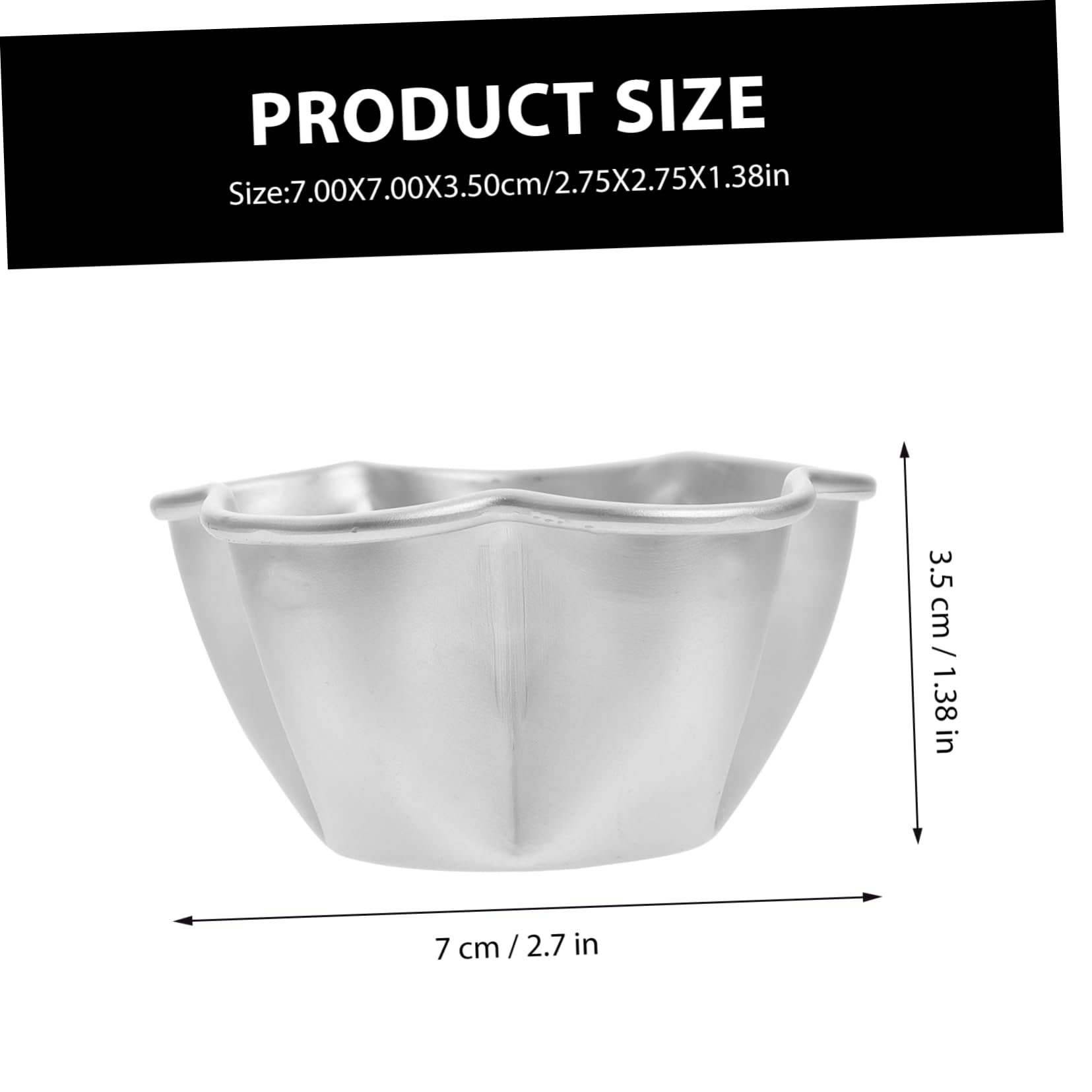 PRETYZOOM Flower Egg Pan Multi-use Pudding Molds Small Pie Pans Mini Cake for Baking Cake Stencils