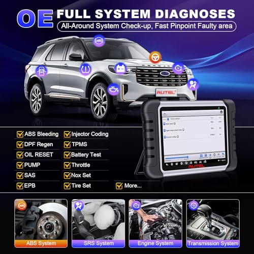 Autel Obd2 Scanner Diagnostic Tool MaxiCOM MK808Z: 2026 Bidirectional Scan Tool, 28+ Service, Active Tests Scanner for Car, All System OBD2 Diagnostics Car Scanner for DIY, Mechanic and Small Shops - Image 6