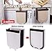 Queta Contenedor de Basura Plegable, 9L Contenedor Colgante de Pared, Cubo de...