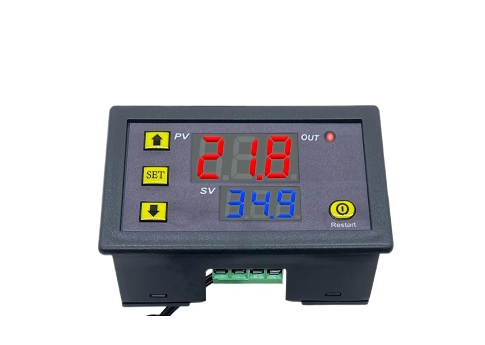 Cyfrowy regulator temperatury na wyjściu -55 ~ 120°C, termostat, regulator ogrzewania/chłodzenia, przełącznik 10 A 220 V / 20 A 12 V