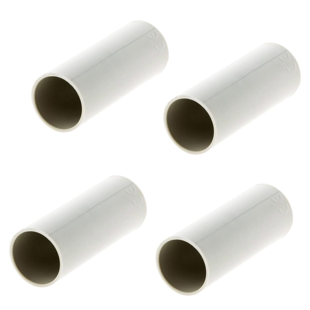 Zenitech - Set di 4 Manicotti IRL Ø16mm in PVC Rigido - Installazione Sicura per Sistemi Elettrici - Connessione Robusta e Stabile - Resistente agli Urti e all'Usura - Grigio