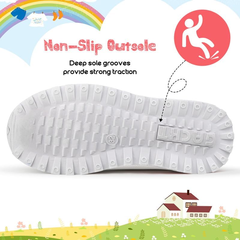 Toddler Boys Girls Slip On Canvas Sneakers Cartoon Dinasour Printed Little Kid Unisex Adjustable Strap Walking Shoes Lazy Shoes with Hook and Loops - Image 4