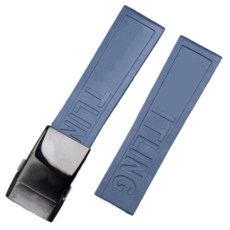 Sangle de montre Breitling Avenger Colt en caoutchouc fluoré FKM haute densité