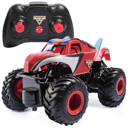 Image of Monster Jam Marvel Spider-Man RC Monster Truck 1:24 Scale Vehicle