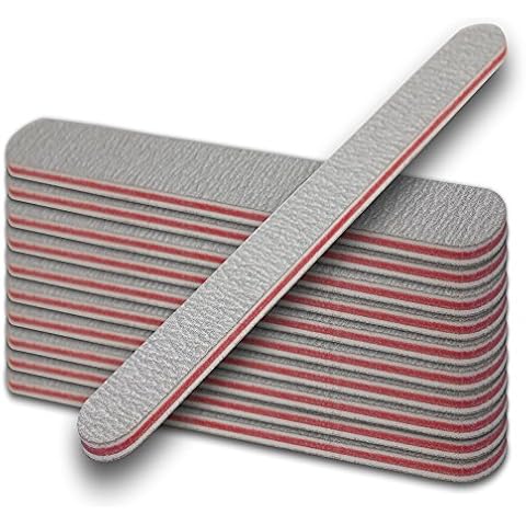 Nagelfeile gerade/schmal 10 Stück - Profi Nagelfeilen in bester Studioqualität Cover