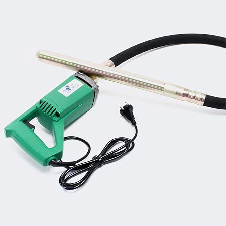 WilTec Vibrador hormigón eléctrico 580W & 150cm Aguja ...