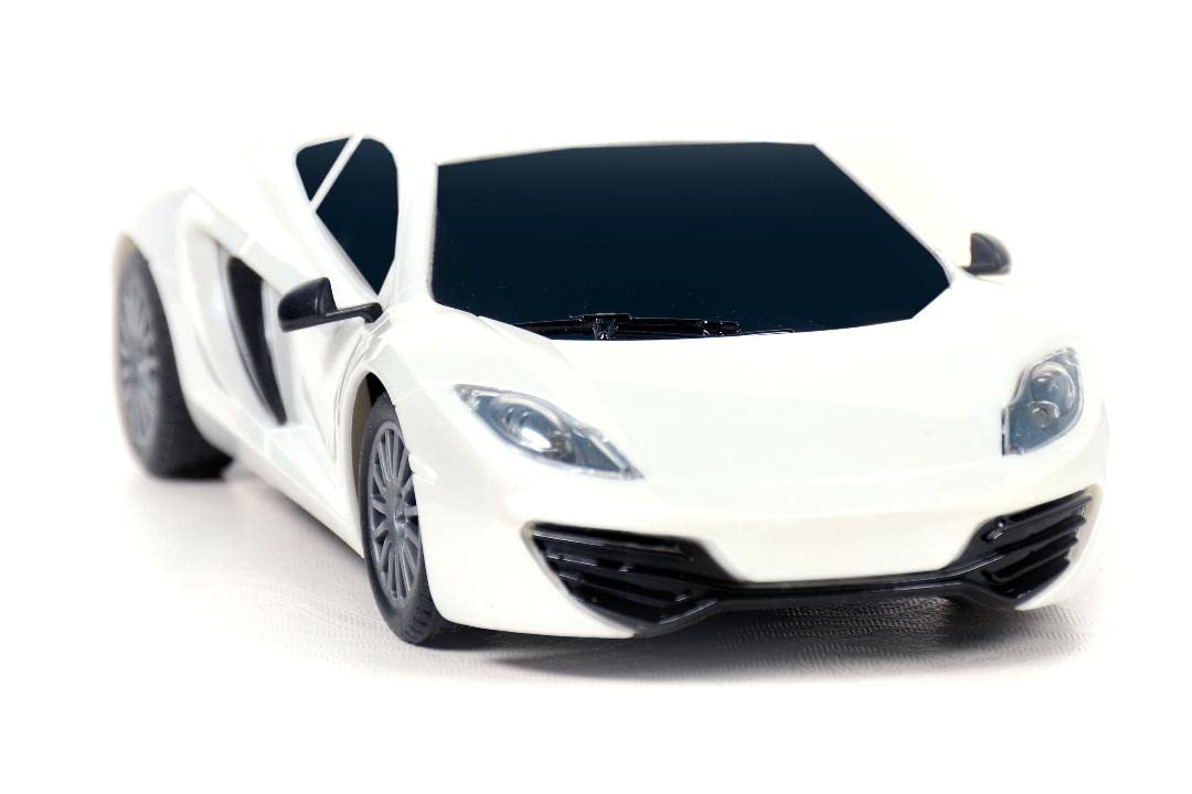 Real games® Mini Top Grade Racing Reality Remote Control Car for Kids Boys and Girls 4+ Years (White)
