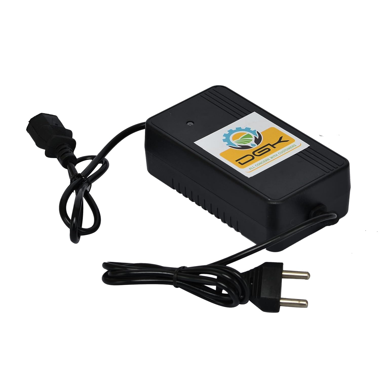 DGK® 12V DC 2.0Ah Battery Sprayer Pump Charger | Special Design for Indian Market | Fast Charging Adapter with 6-Month Warranty | 2-Pin Plug | Black-image-19