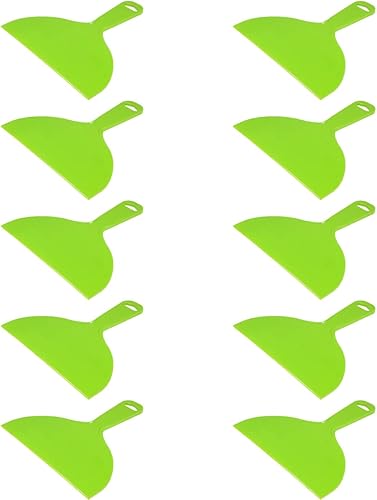 Sinyiol 10 espátulas de masilla flexibles de plástico de 8 pulgadas, paquete de tamaño grande, desechable, herramienta de raspador de pintura de