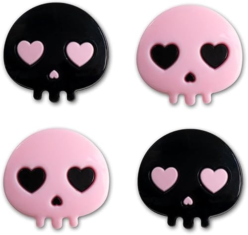 PERFECTSIGHT Empuñaduras para el pulgar, lindas tapas de Halloween para Nintendo Switch, 4 fundas para palanca de pulgar para Switch LiteOLED,