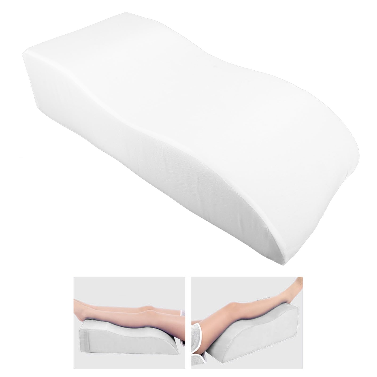 JAOCDOEN Leg Elevating Pillow Breathable Leg Support Pillow Ergonomic Leg Lifter Cushion with Removable Cover for Legs