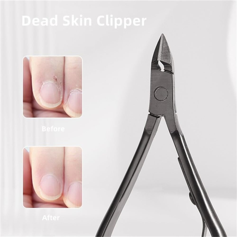 Qmake Set Manicure Set Professionale Per Pedicure In Acciaio Inossidabile Kit Tagliaunghie Di Alta Qualità Regalo Perfetto Amici,Blu,A