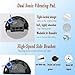 MANYHYAM MS1 MAX Replacement Parts for MONSGA MS1 MAX Robotic Vacuum Cleaner 17pcs Accessories kit,1 Roller Brush, 4 dust Bags, 4 mop Cloths, 4 dust Bags, and 4 Side Brushes
