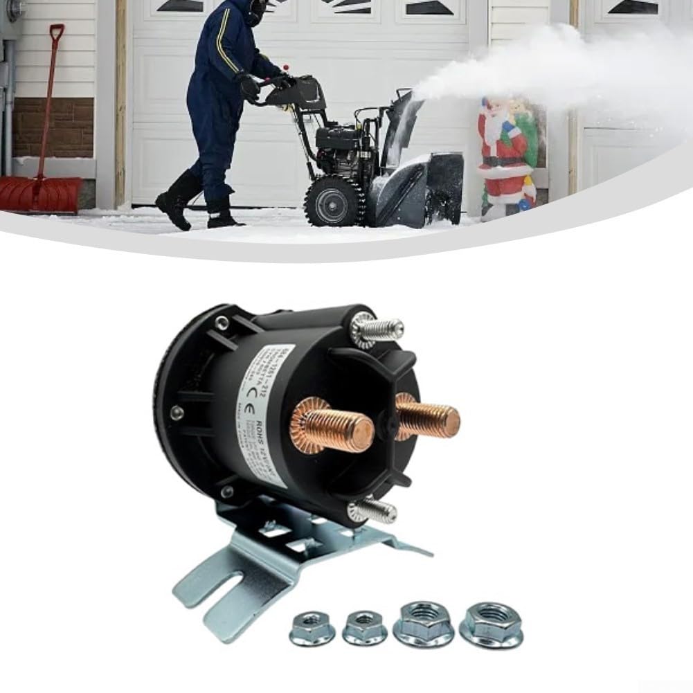 Kit de relais solénoïde 12 V, courant d'appel 800 A, relais de commutation étanche IP67 pour pompes hydrauliques, souffleuses à neige Big Tex