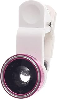 عدسة فلاش ليد MX-601 متعددة 6 في 1 بمشبك يونيفرسال مع وقت استخدام 25 دقيقة - وردي