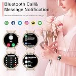 Smart Watch for Women(Answer/Make Call), 1.27" HD Small Fitness Tracker Smartwatch with DIY Dial/Heart Rate Sleep Monitor/Ladies Cycle Tracker/120+ Sports Modes for Android/iPhone, Light Pink 41mm