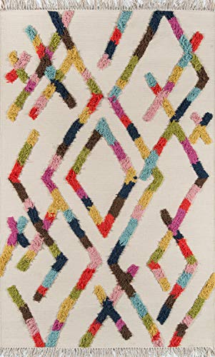 Novogratz by Momeni Rugs Indio 100% Wool Hand Made Contemporary Area Rug, 2'3