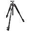 Manfrotto MT055XPRO3 055 Aluminium Stativ (Inkl. 3 Segmenten), schwarz