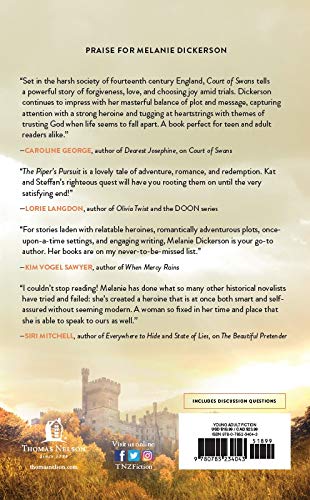 Back cover of Castle of Refuge with praise and author information