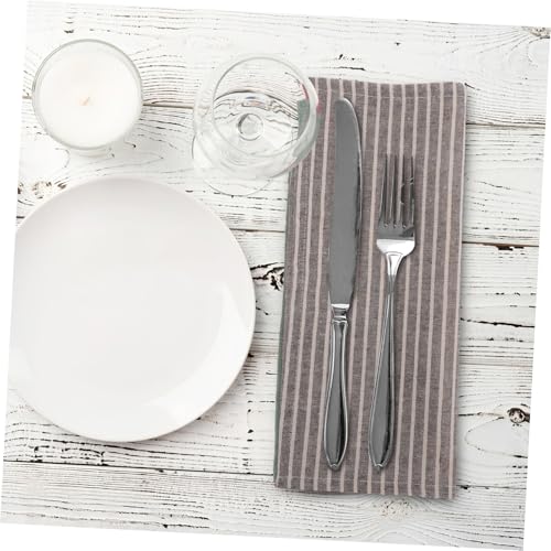 Servilletas de tela reutilizables de 30x40 cm para decoración de mesa y banquetes 6