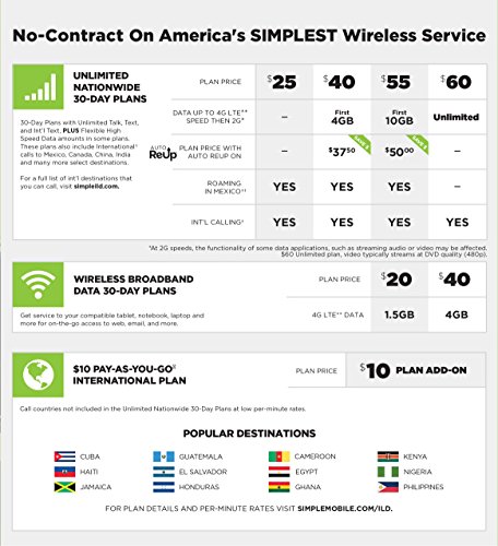 Simple Mobile LG X Style 4G LTE Prepaid Smartphone