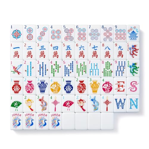 Set de Fichas Mahjong Americano Acrílico 168 Piezas miniatura 2