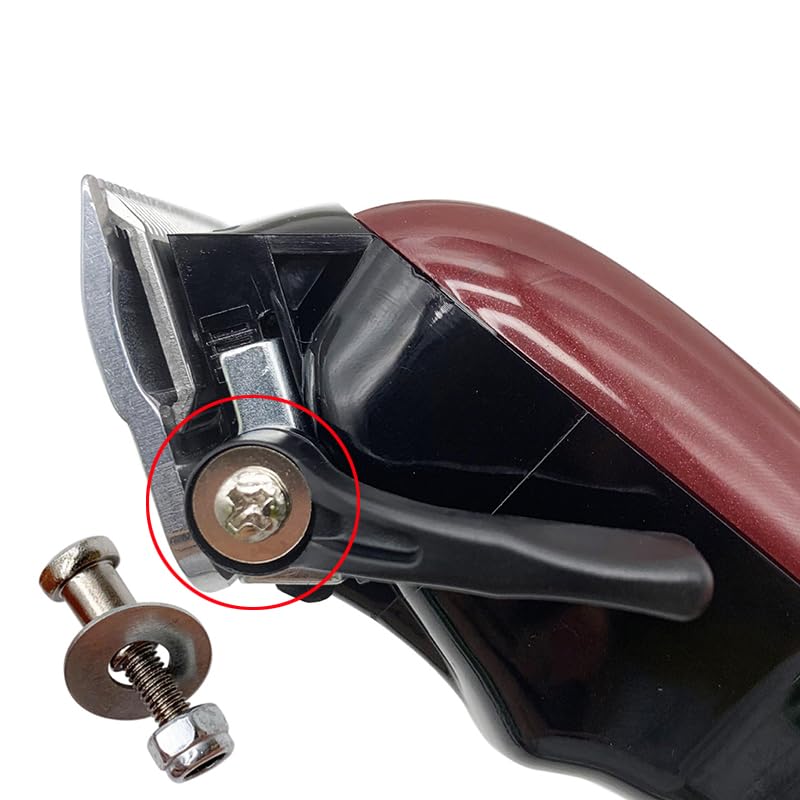 Miniatura 4 de Paquete de 2 cortapelos de palanca de ajuste, perno de tornillo de arandela, tuercas de repuesto ajustables, accesorios de montaje para WAHL Magic